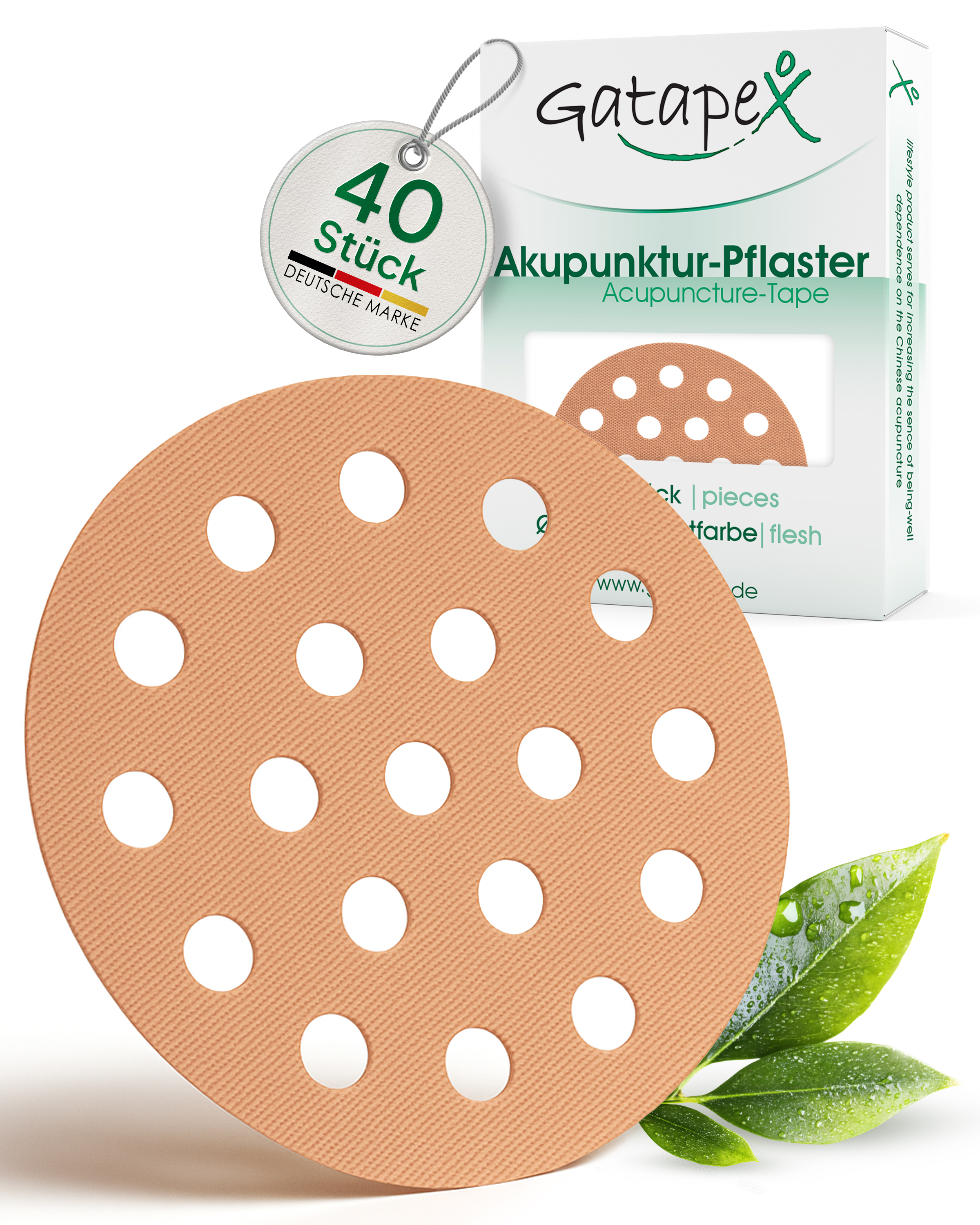 Gatapex acupuncture plaster (size L) Ø44mm skin-colored