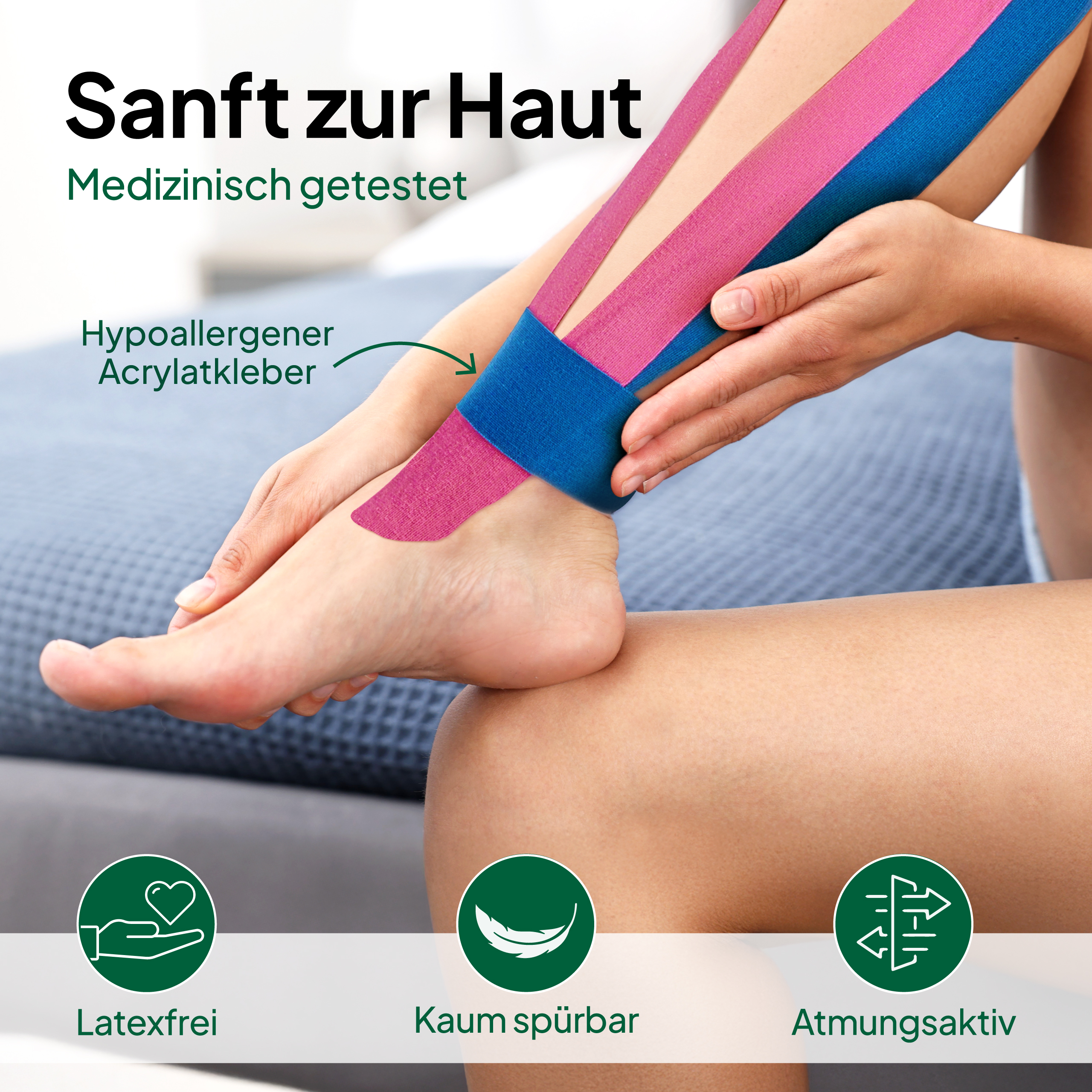 Gatapex Kinesiology Tape 5.5m Color Selection