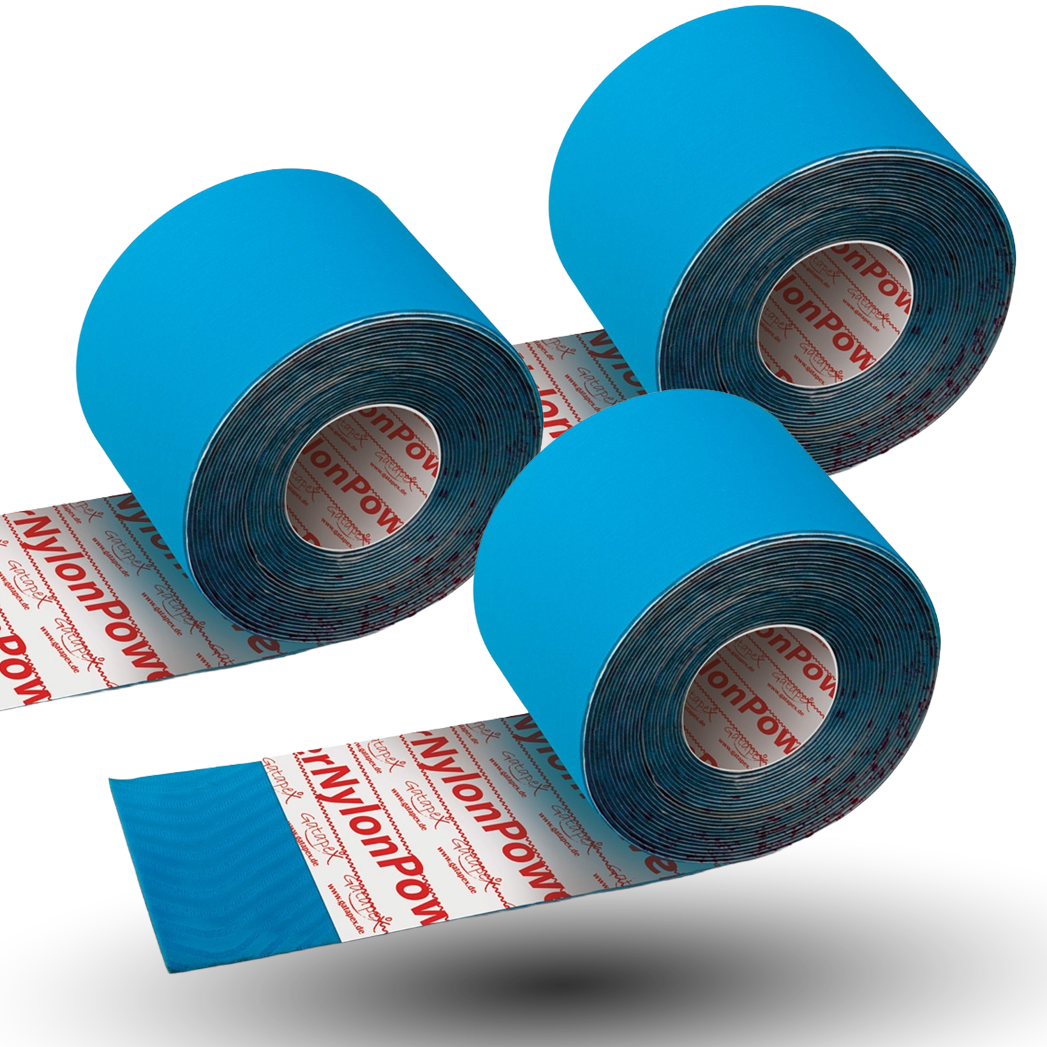 Nylontape 3er-SET hellblau