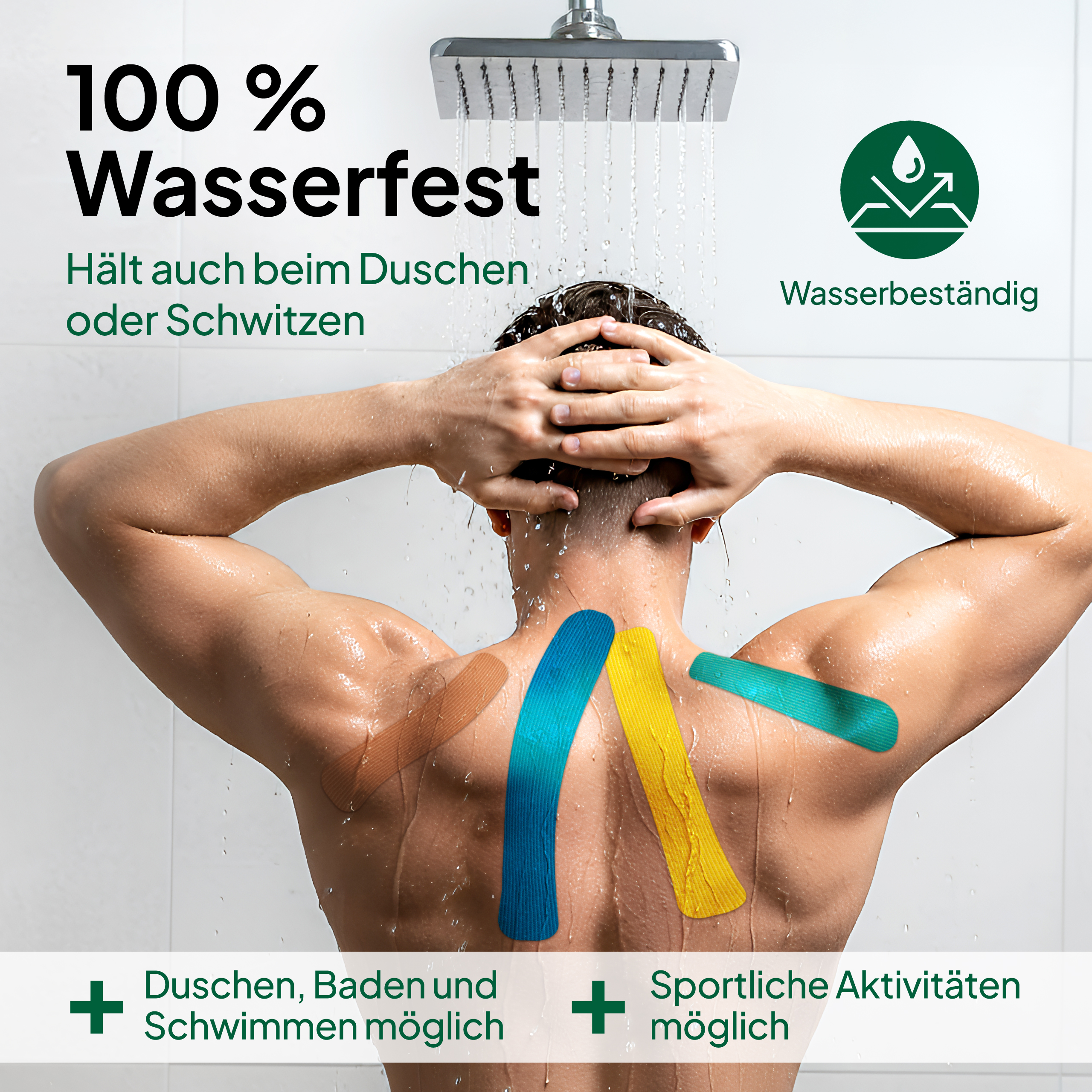 Gatapex Kinesiology Tape 5.5m Color Selection